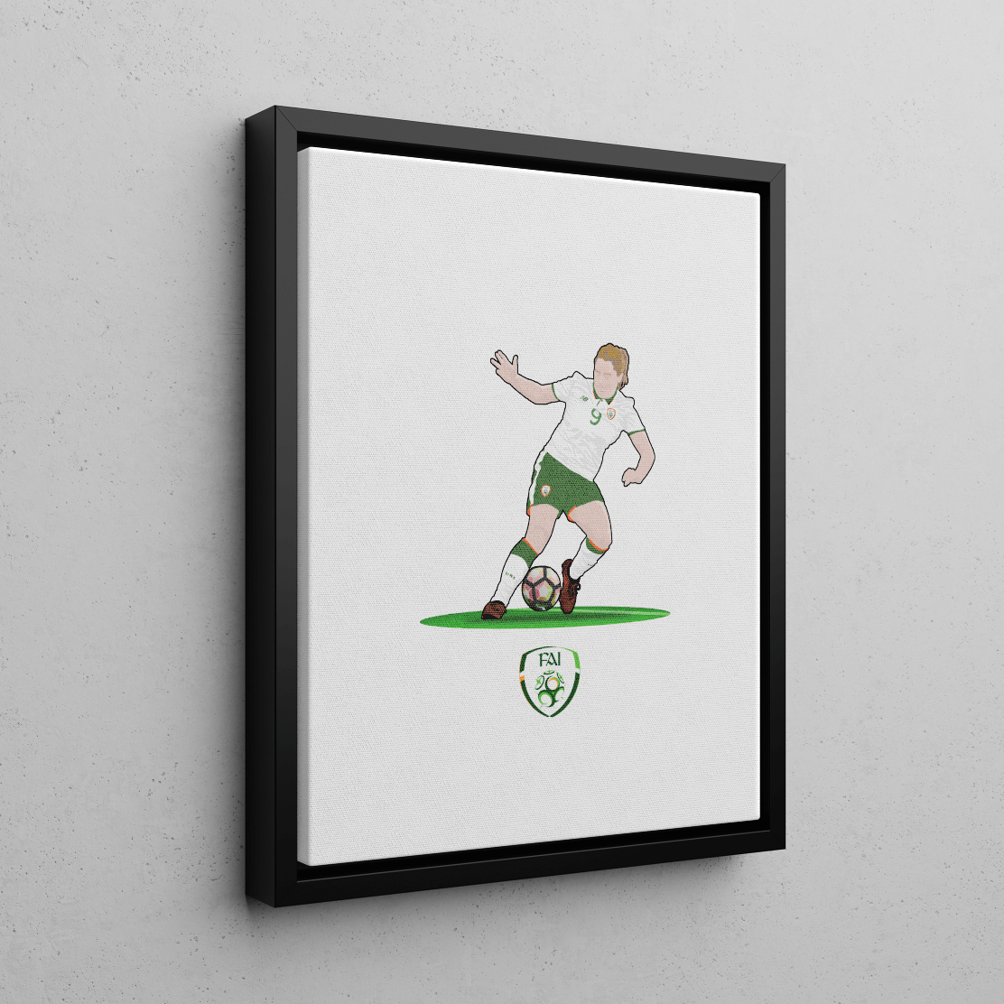Commission - Framed Canvas - Soccer